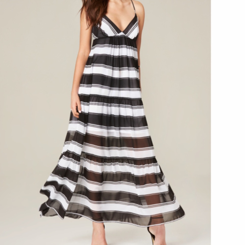 bebe maxi dress size 2